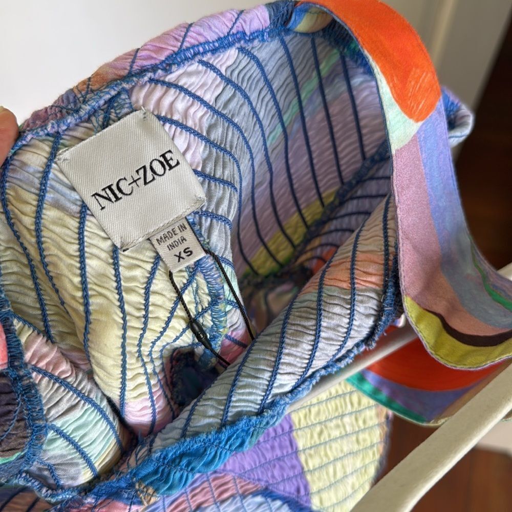 Multicolor Abstract Pattern Dress - Picture 8 of 10